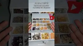 organizing jewellery making materials 🥰 #shorts #diyorganizer #handmade #organizing #craft #viral