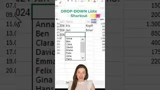 🚀DROP-DOWN Liste mit einem KLICK erstellen 💡 #excel #exceltipps #exceltips #exceltricks