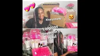 Kharyzma4u: Lipgloss Inventory Haul | Entrepreneur Life 20