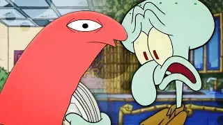 Allan Red vs Squidward Tentacles - RAP BATTLE! | Mr. Jay ft. cagayakegirlz