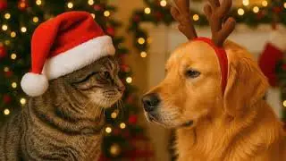 What If Santa Forgets Us - Cat and Dog #catanddog #christmas #battlesync 