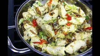 Roasted Breadfruit With Smoked Herrings | CaribbeanPot.com