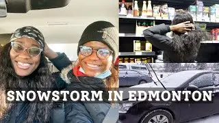LIFE IN EDMONTON #5: SNOW STORM, DERMATOLOGY appt., GROCERIES,  DONATING MY CLOTHES | VLOGMAS 2021