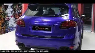 CAR WRAP DUBAI - PORSCHE CAYENNE GTS