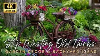 ✨ Stop Wasting Old Things: Turn Them into Beautiful Garden Decor and Backyard Ideas