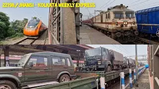 Mughalsarai (DDU) to Kolkata train journey in 22198/ Jhansi - Kolkata Express