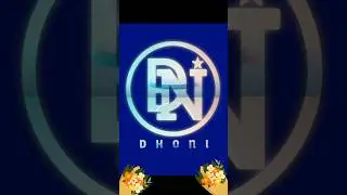 DHONI name brand logo | How to create brand logo #shorts #ytshorts #youtubeshort #logo