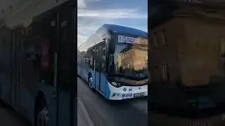 [autobus wodorowy!] linia 105 Redłowo szpital ZKM Gdynia na nowym autobusie H2O