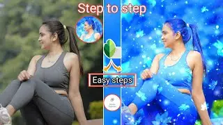 Snapseed dark  blue tone effect editing | amazing photo editing trick step to step in snapseed