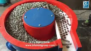 Vibratory Finishing Machine with Automatic Separation Bhalani Industries