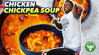 Quickie - Chicken Chickpea Soup for Mediterranean Diet