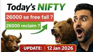 12 Jan Nifty Banknifty Analysis & 13 Jan Support Resistance | Today Market Update | Market Behaviour