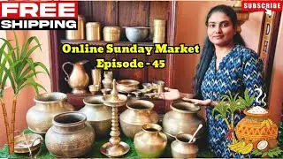 SundayMarket-45🔥Pongal sale🥳Antique bronze & brass items🏷️| Free delivery | #viralvideo #antique