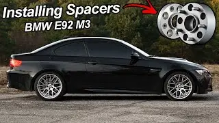 My BMW E92 M3 Looks Amazing with this mod! Installing Wheel Spacers