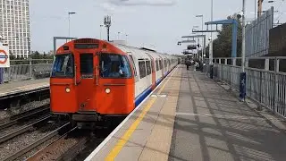 Bakerloo Line 1972 Stock (Not In Service)Train Approaching Stonebridge Park To Change Destination