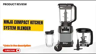 Ninja Compact Kitchen System Blender Review | 1200W, Auto-IQ, Smoothies, Dough & Frozen Drinks! 🍹🥖