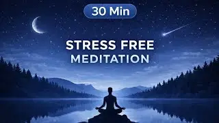 Stress free mind. 😌🎶 Meditation music. Peacefully night 💤