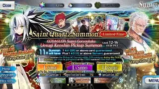 [FGO NA] Uesugi Kenshin NP6 Gacha