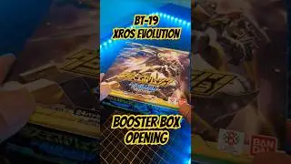 BT19 Xros Evolution Booster Box Opening #digimoncardgame #digimon #digimontcg #unboxing #boosterbox