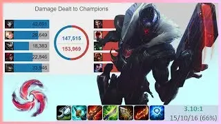 Hail of blades Jhin with rageblade. Season 8 gameplay