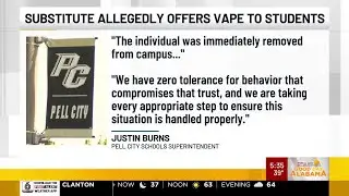 Substitute teacher accused of offering Pell City HS students vape