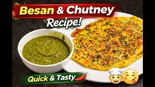 High Protein Besan Ka Chilla Recipe | Healthy & Easy Breakfast in 10 Minutes | Homemade Style