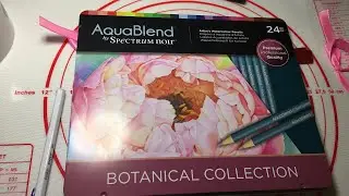 AquaBlend watercolour pencils by Spectrum Noir | 24 set | Botanical