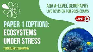 AQA A-Level Geography Live Revision for 2026 | Ecosystems Under Stress (Paper 2 Option)