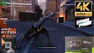 Игровой процесс Marvel's Spider-Man Remastered в разрешении 4K / ASTRAL RTX 5090 / AMD Ryzen 7 98...