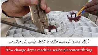super asia dryer machine seal change|fitting|replacement|full detail in hindi urdu electrical41