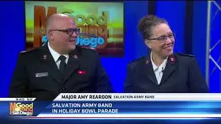 KUSI - The Salvation Army San Diego Band In Holiday Bowl Parade - 12/26/2023