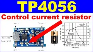 Comment modifier le courant de charge d'un chargeur tp4056 accu li ion 18650 bms &eacute;lectronique 🔥⚠️