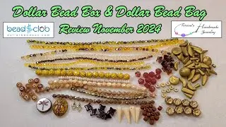 Dollar Bead Box & Dollar Bead Bag Review | November 2024 #dollarbeadbox #beading #diy