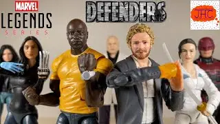 FOR HIRE? Defenders Luke Cage Iron Fist Colleen Wing Claire Marvel Legends Action Figure Review