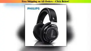Philips SHP9500 Headphone HiFi Stereo Wired Earphone Computer Online Learning Earbuds Esports Game
