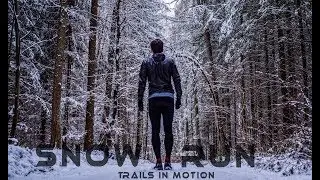 Snow run - Trails in motion 4k