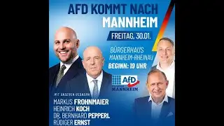 Frohnmaier LIVE in Mannheim!