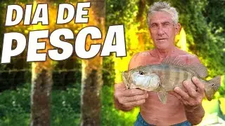 DIA DE PESCA COM A FAM&Iacute;LIA, UM DIA FICO BOM...