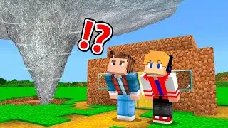 Desafio da BASE vs TORNADO no Minecraft