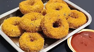RAMZAN SPECIAL Crispy Russian Donut Recipe for Iftaar/மொறுமொறுப்பான ரஷ்ய டோனட் ரெசி... IFTAR PARTY 