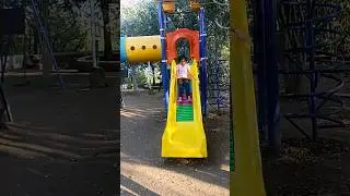Fun Sliding 🥰#shorts #sliding #outdoorgames