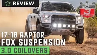Обзор комплекта койловеров Raptor Fox 3.0 Factory Series Remote Reservoir 2017-2018