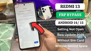 Redmi 13 Frp Bypass/Unlock Android 14,15 | Without Pin Lock Sim Card | New Update 2025