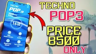 Tecno pop 3 unboxing & review | Price RS/- 8500 | 1GB+16GB | Pakistan