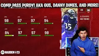 COMP PASS PURDY! AKA GUS EDWARDS, DANNY DIMES, AND MORE! | MADDEN 23 ULTIMATE TEAM