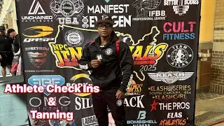 Road To NPC Jr. Nationals | Athlete Check Ins | Tanning #npcmensphysique #npcnewsonline #npcjrnats