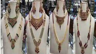 Latest Gold  Necklace Designs 2025 | Lightweight 22K Bridal Necklace design |