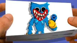 FNF Mod Conecept Huggy Wuggy from Poppy's Playtime Flipbook Animation