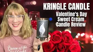 KRINGLE CANDLE New Sweet Cream Candle Review for Valentine's Day
