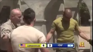 SOLDADO AMERICANO VS ISRAELENSE (COMBATE COM FACA)